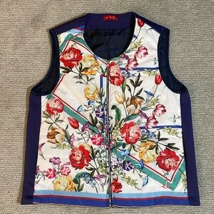 Floral Puffer Vest
